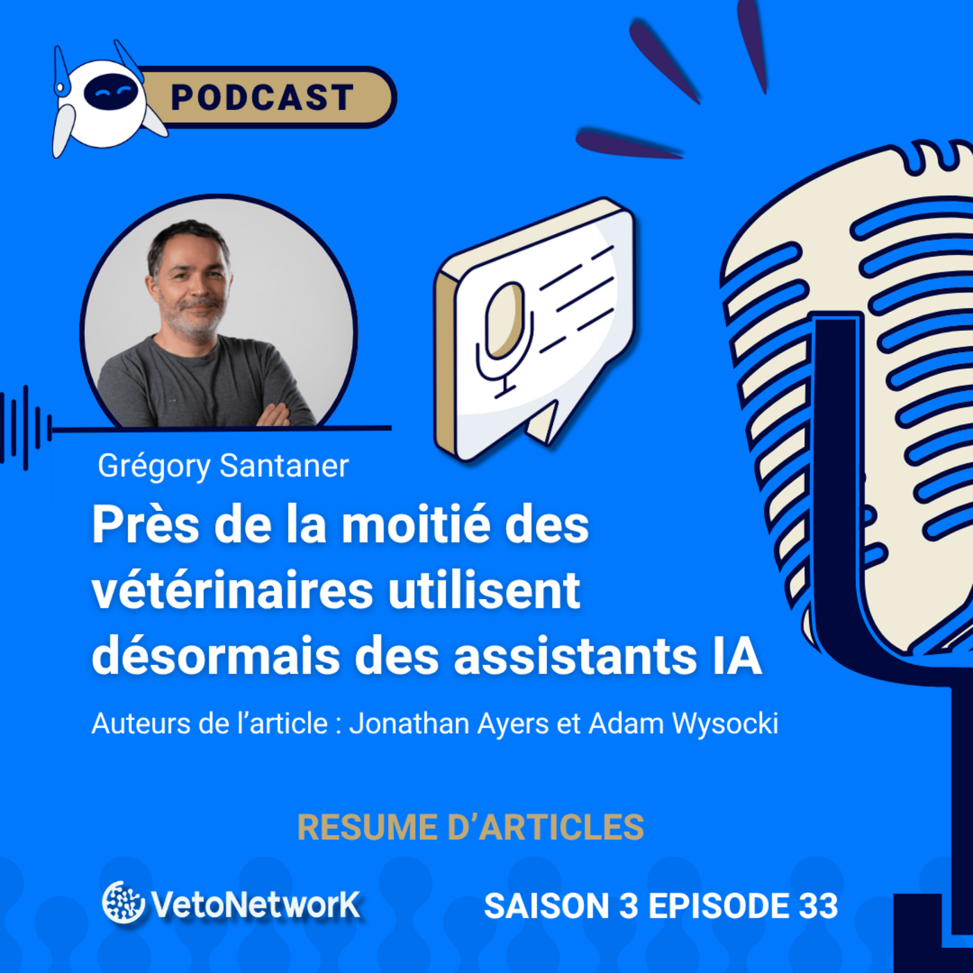 👌✍️ Près de la moitié des vétérinaires utilisent désormais des assistants IA