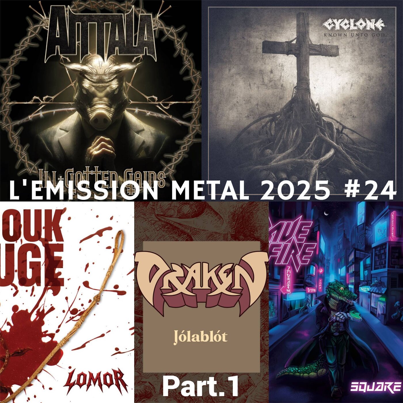 EMISSION METAL 2025 #24 Part.1: Cyclone, Rave in Fire, Draken, Lomor, Aittala