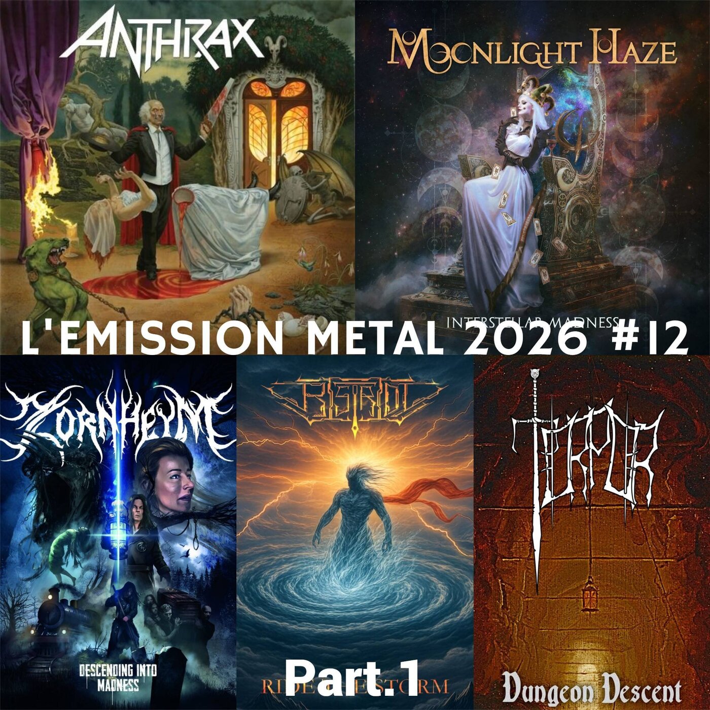 EMISSION METAL 2026 #12 Part.1: Anthrax, Ristridi, Zornheym, Moonlight Haze, Torpor