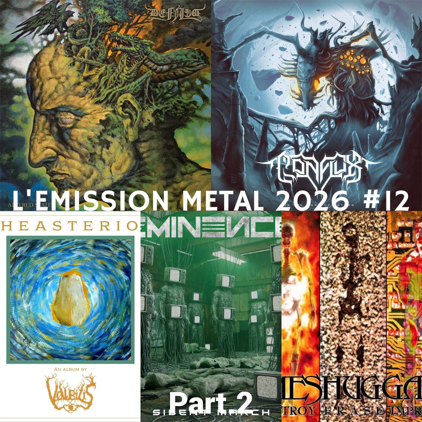 EMISSION METAL 2026 #12 Part.2: Conflux Collective, Eminence, Volubilis, Defiled, Meshuggah