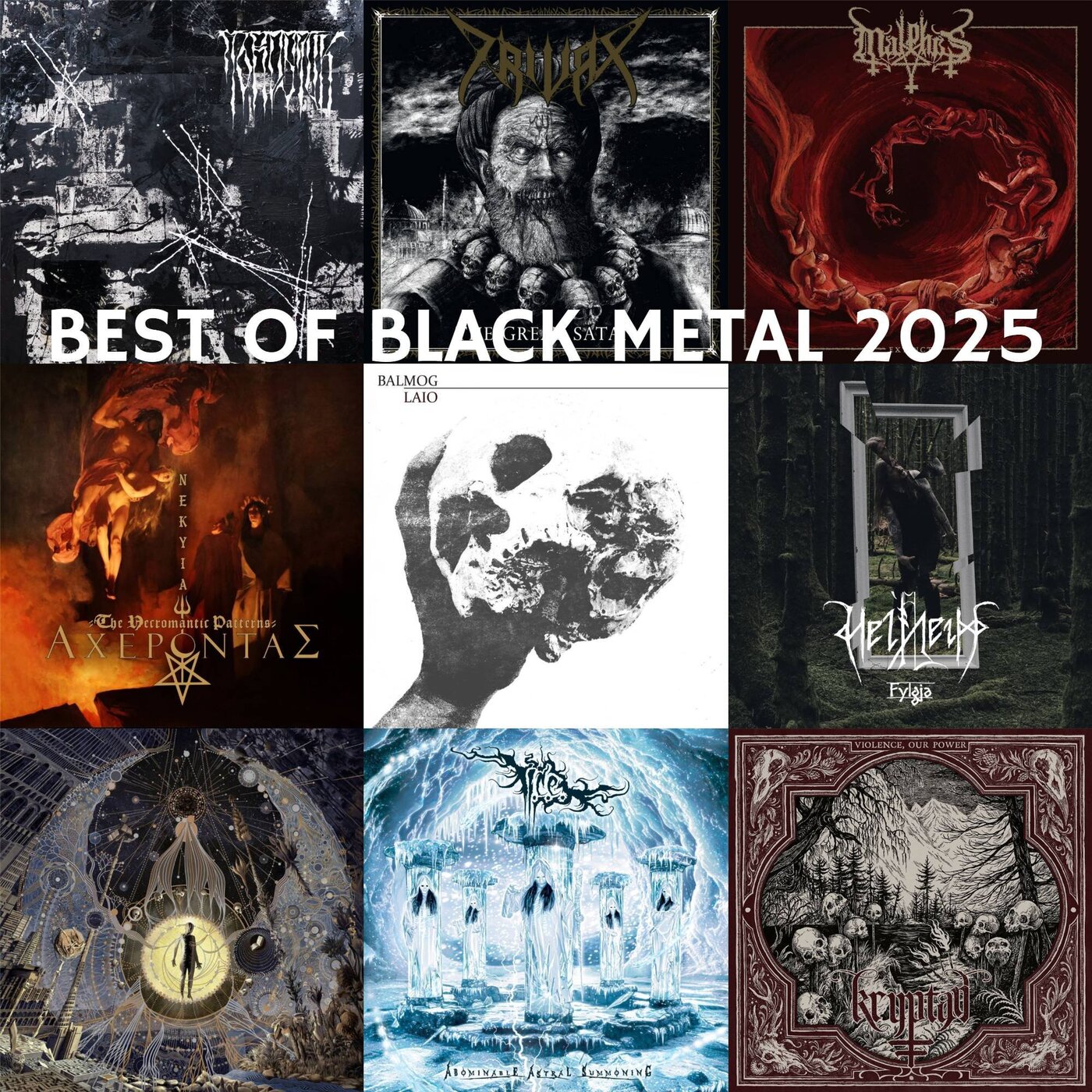 PLAYLIST BEST OF BLACK METAL 2025 V1