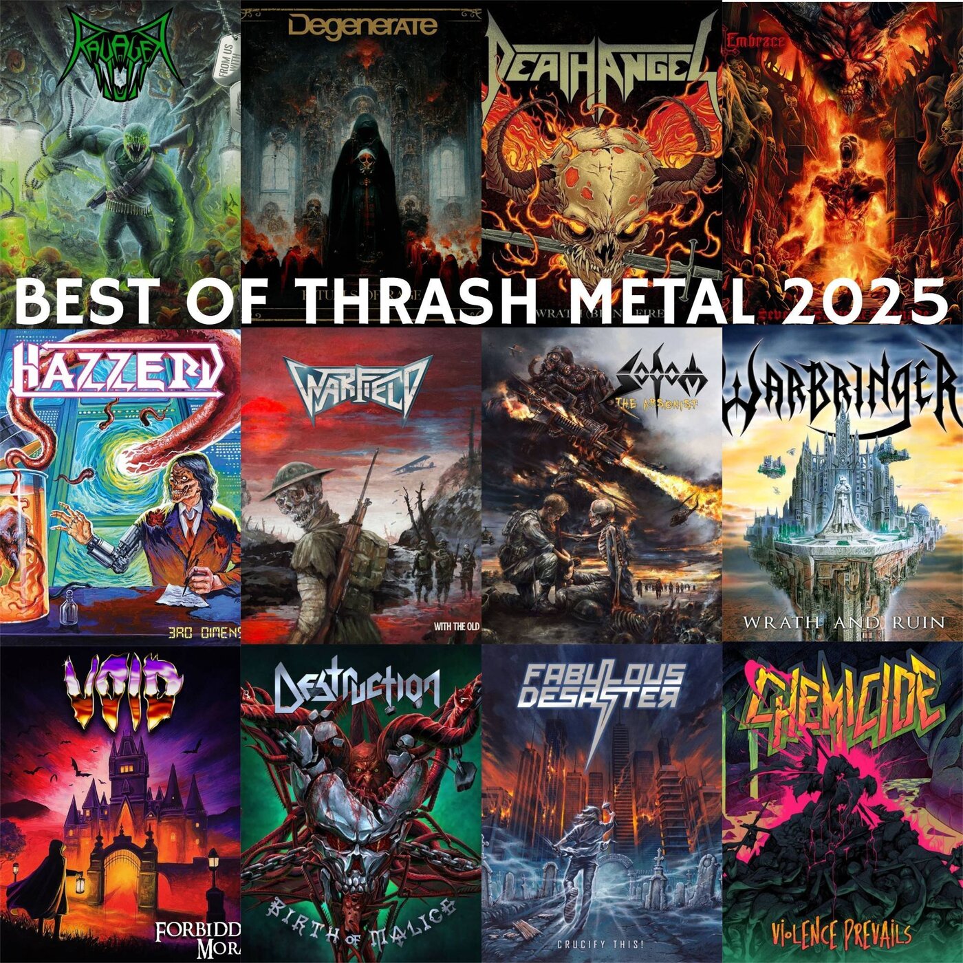 PLAYLIST BEST OF THRASH METAL 2025