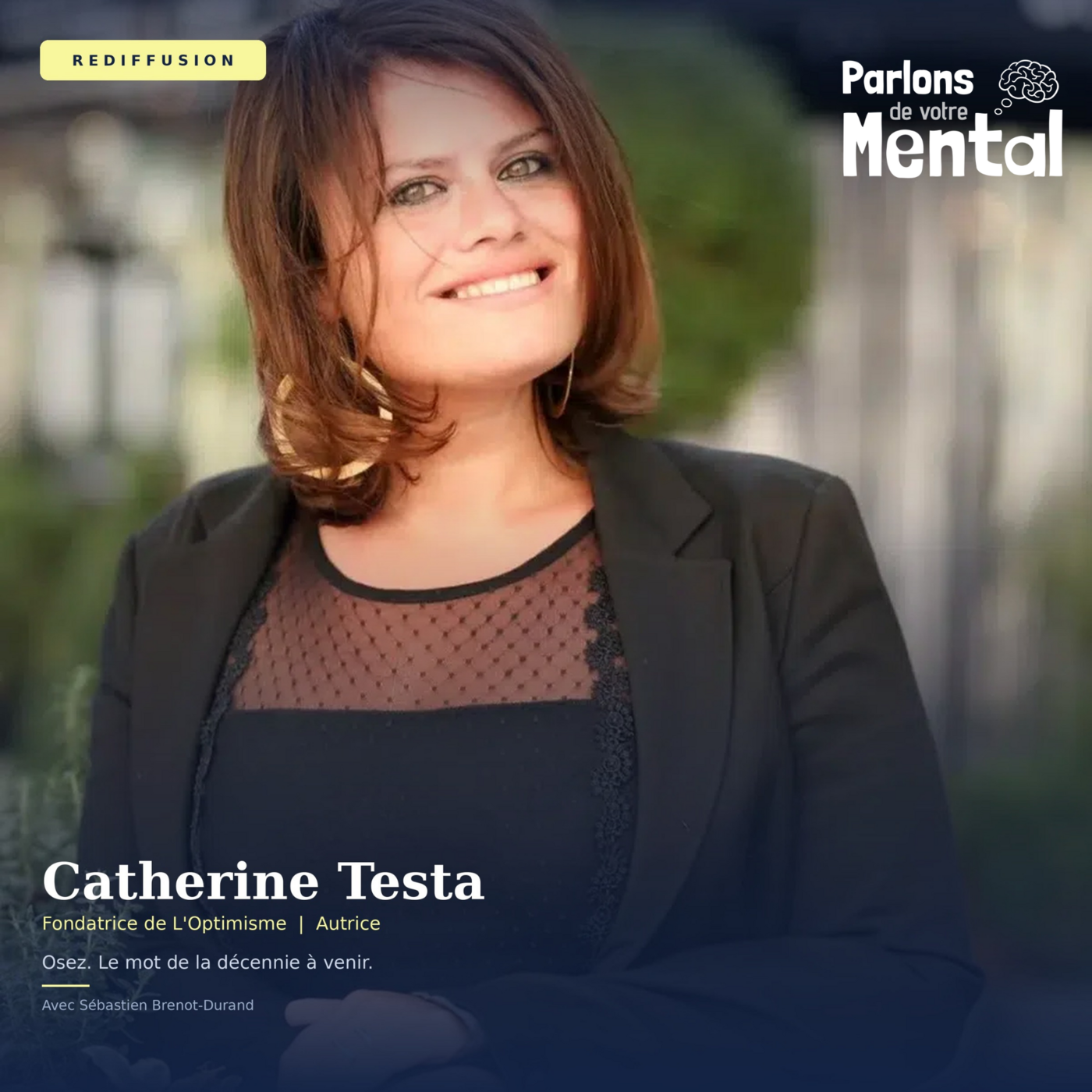 Catherine Testa : fondatrice de L'Optimisme, autrice et entrepreneuse