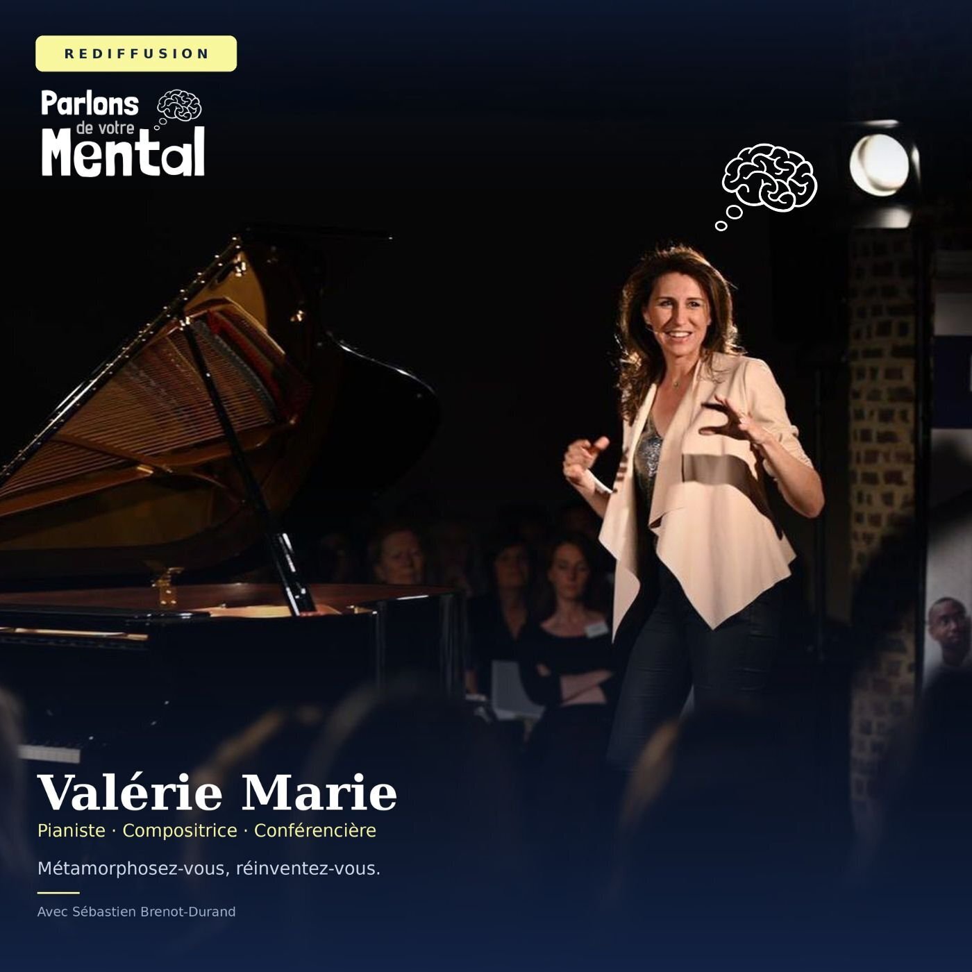 Valérie Marie : pianiste, compositrice et conférencière, un parcours de résilience