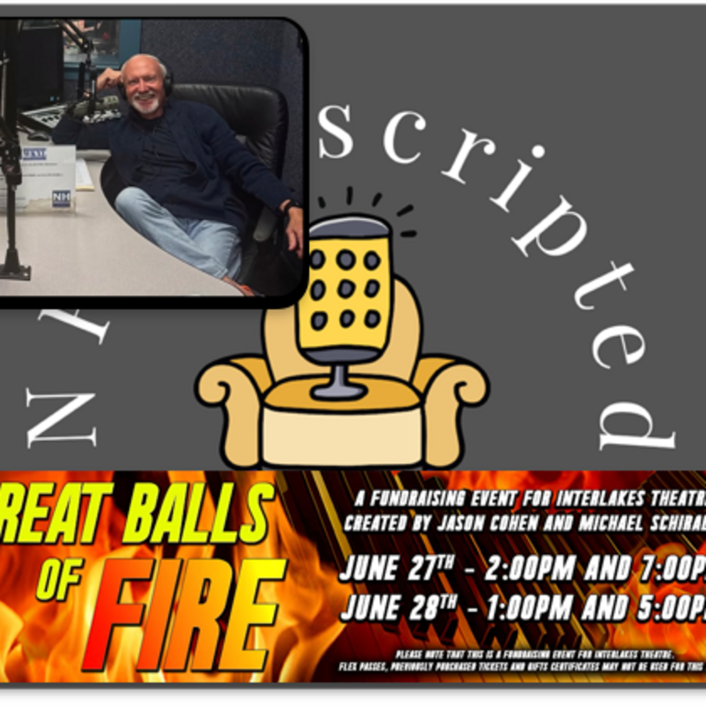 NH Unscripted with Ray Dudley and guest Nancy Barry - NH Arts Community episode artwork