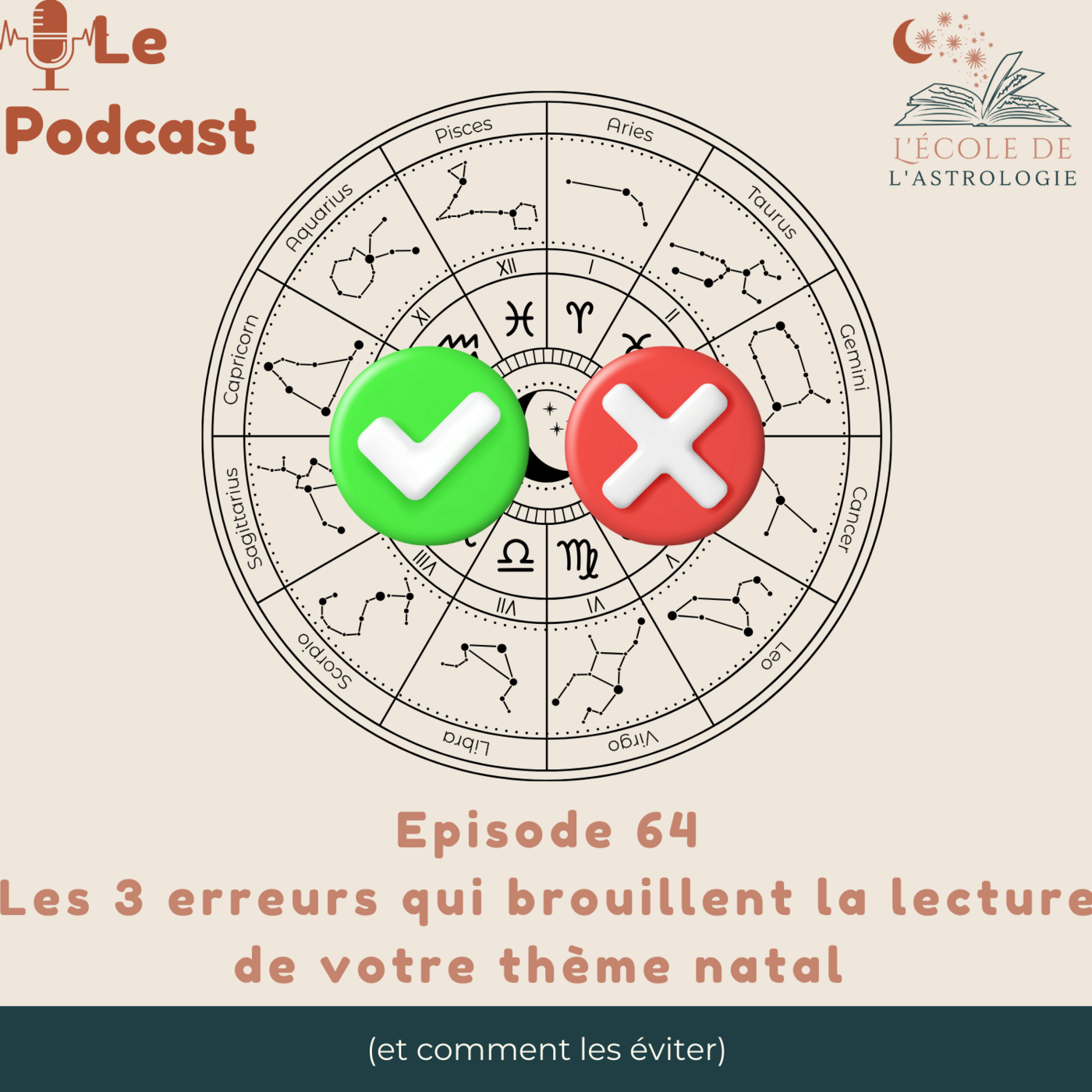 Les 3 erreurs qui brouillent la lecture de votre thème natal episode artwork