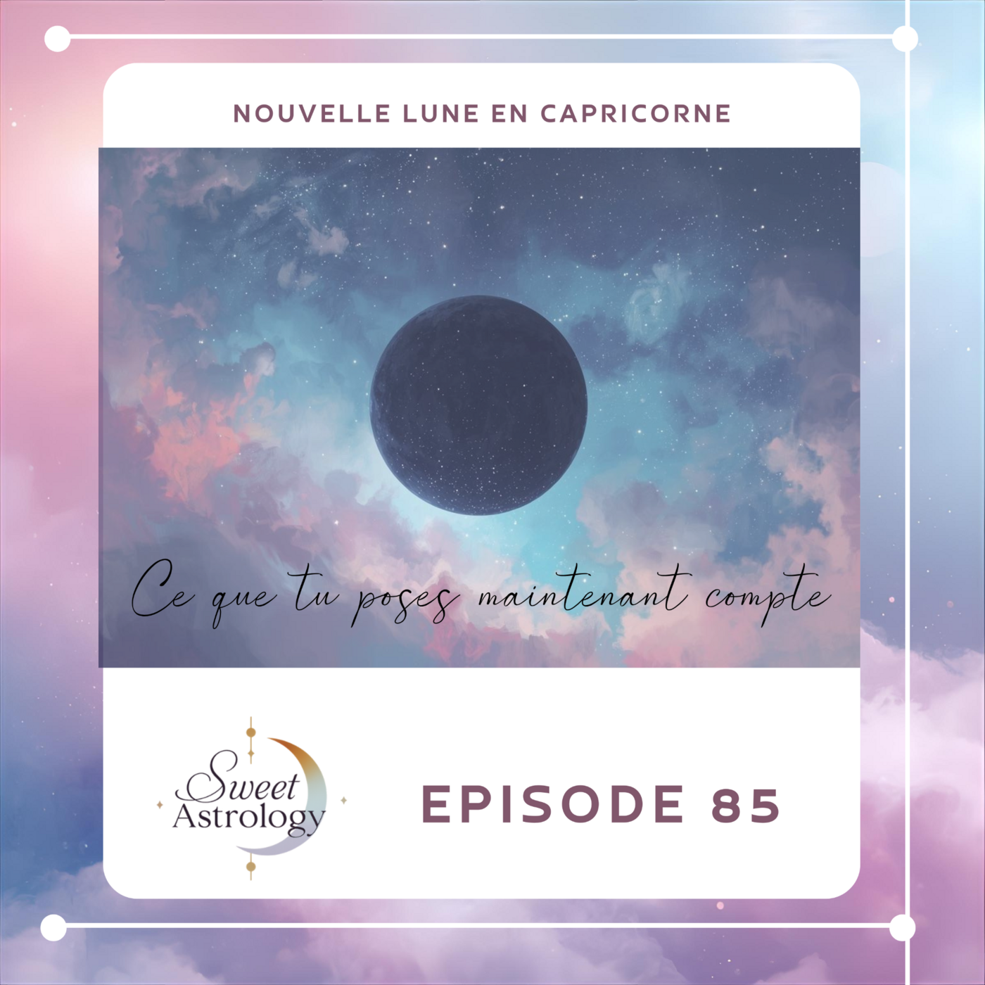 Nouvelle lune en Capricorne