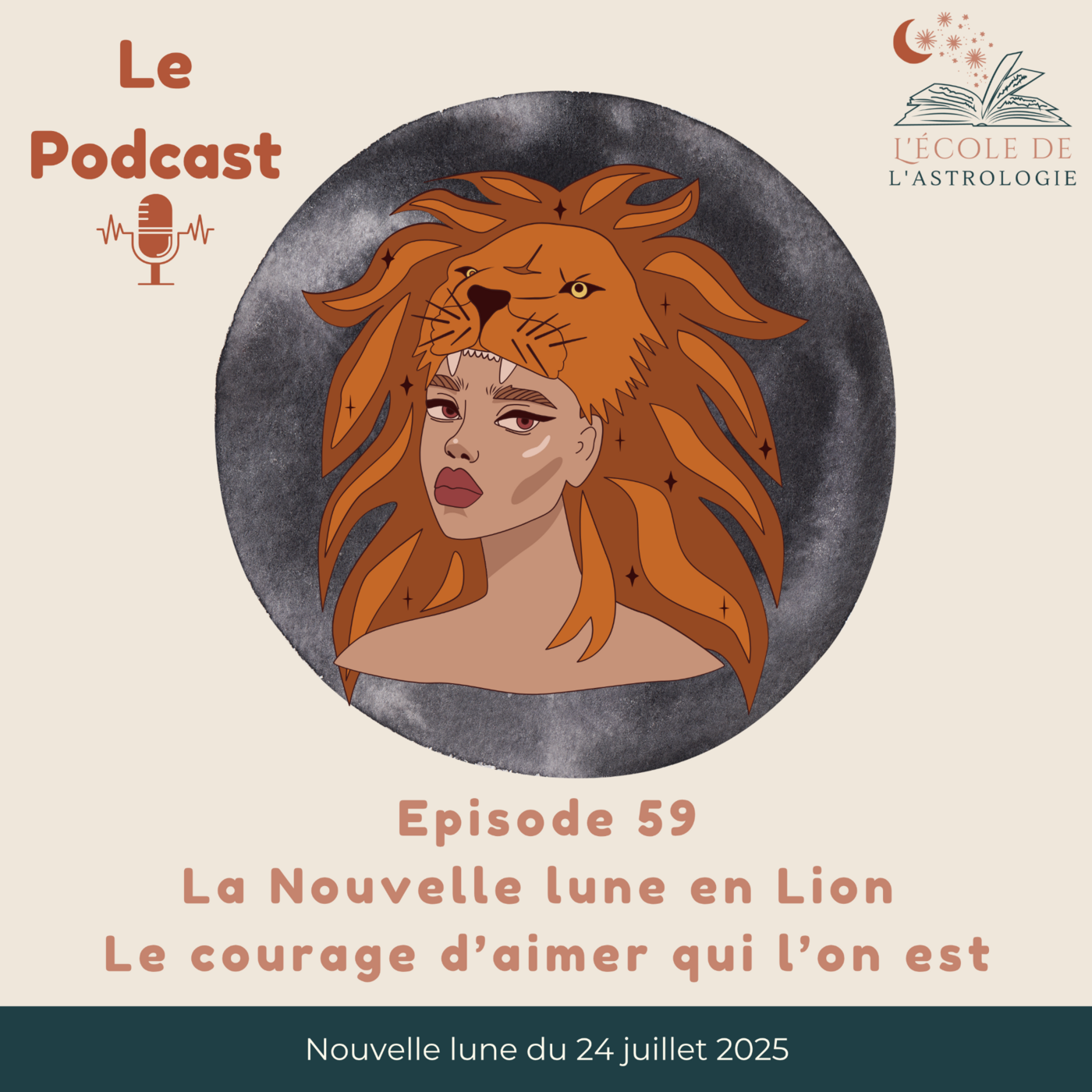 Nouvelle lune en lion
