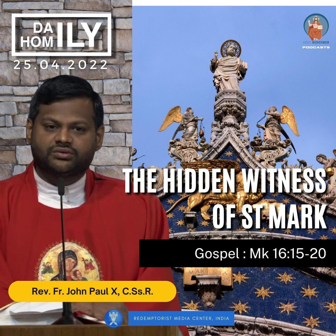 THE HIDDEN WITNESS OF ST MARK