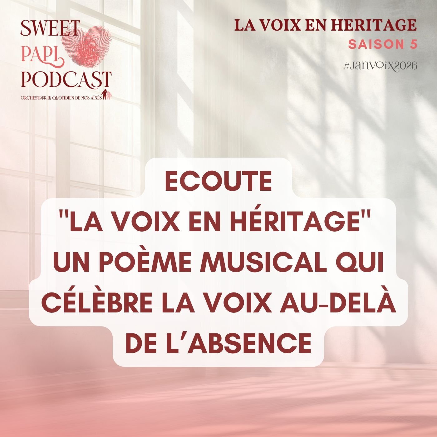 Ecoute "La voix en Héritage" un poème musical qui célèbre la voix au-delà de l’absence Ecoute "La voix en Héritage" un poème musical qui célèbre la voix au-delà de l’absence
