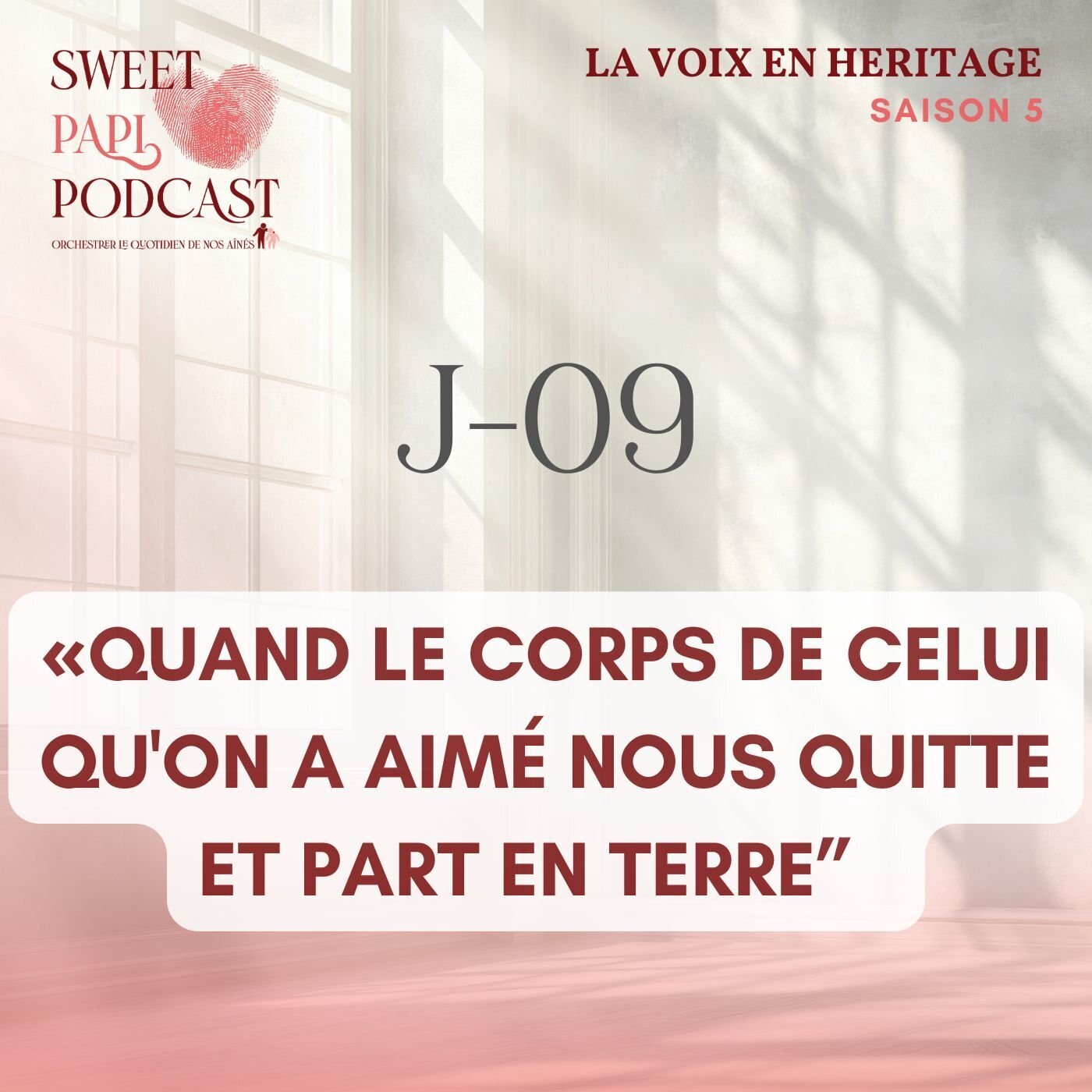 Quand le corps de celui ou celle qu'on a aimé nous quitte et part en terre