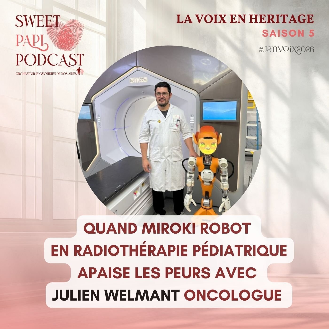 Quand Miroki robot en radiothérapie pédiatrique apaise les peurs avec Julien Welmant oncologue Quand Miroki robot en radiothérapie pédiatrique apaise les peurs avec Julien Welmant oncologue