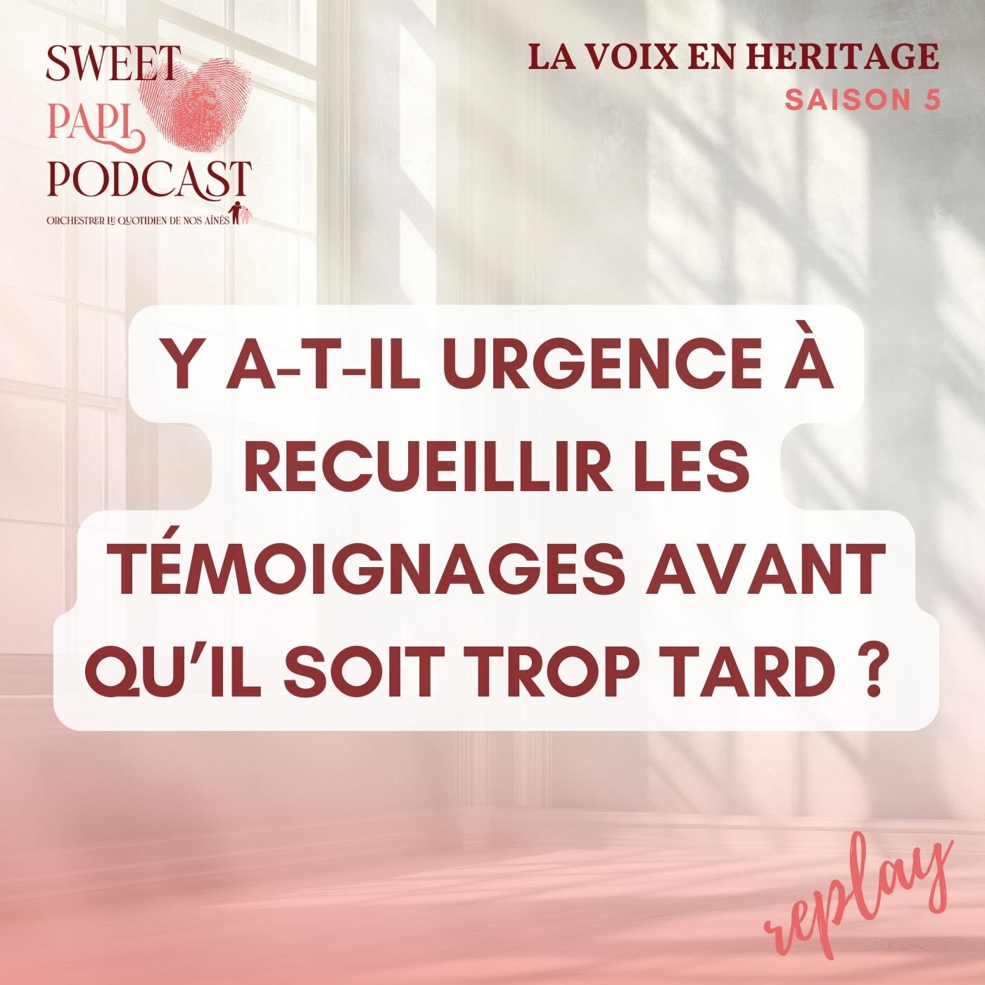 Y a-t-il urgence à recueillir les témoignages avant qu’il ne soit trop tard ?