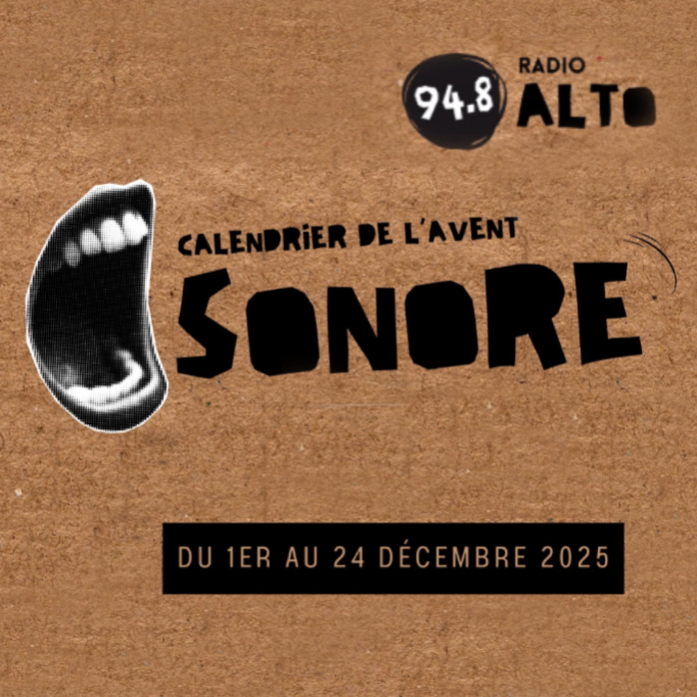 Samedi 20 décembre 2025 - Calendrier de l'avent de Radio Alto, by Mireille