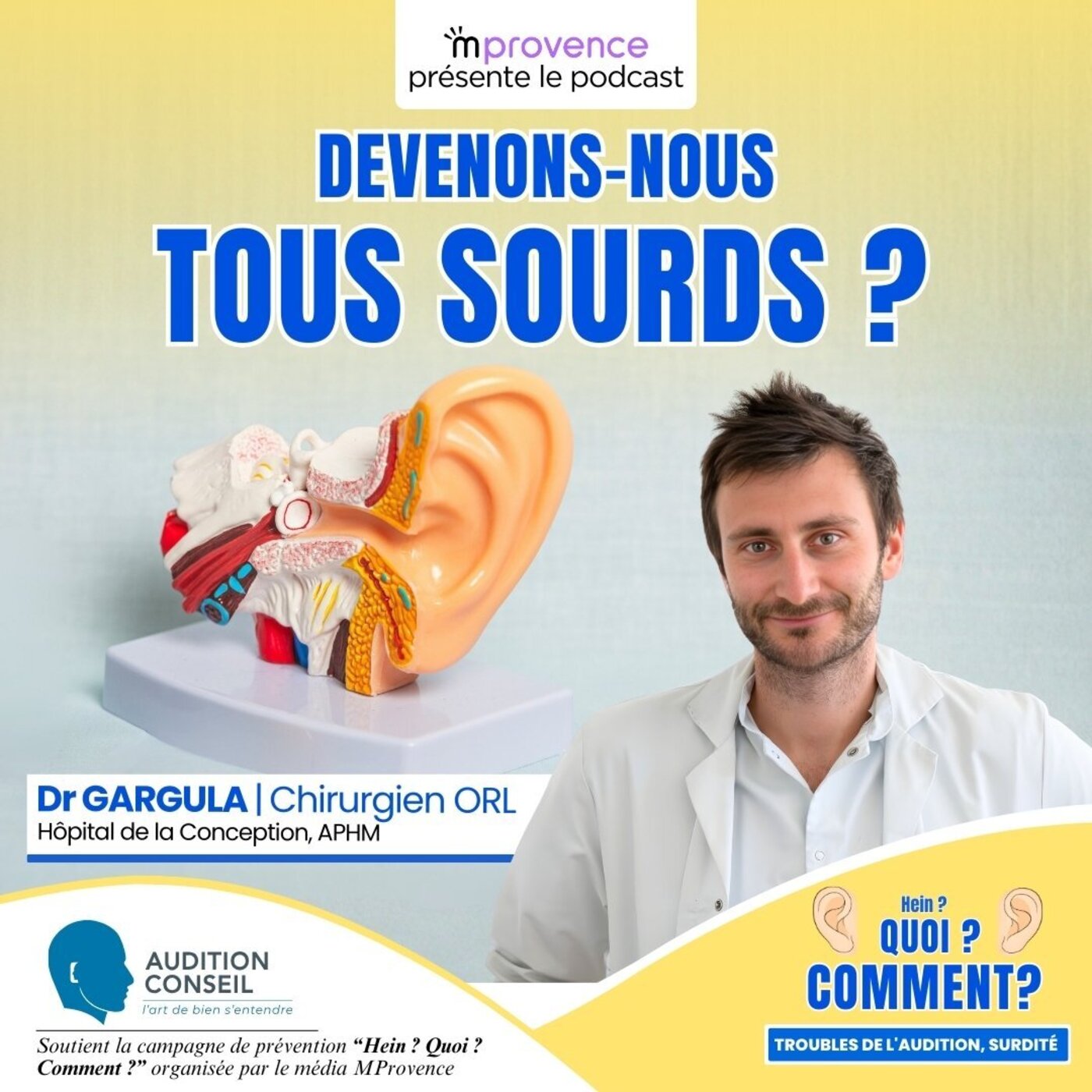 Devenons-nous tous sourds ? Avec le Dr Stéphane Gargula, chirurgien ORL