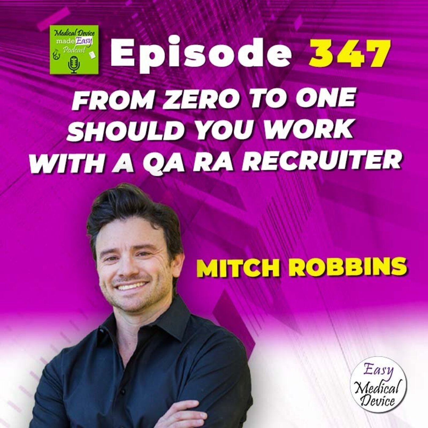 From Zero to One – Should You Work with a QA/RA Recruiter? | Podcast Episode