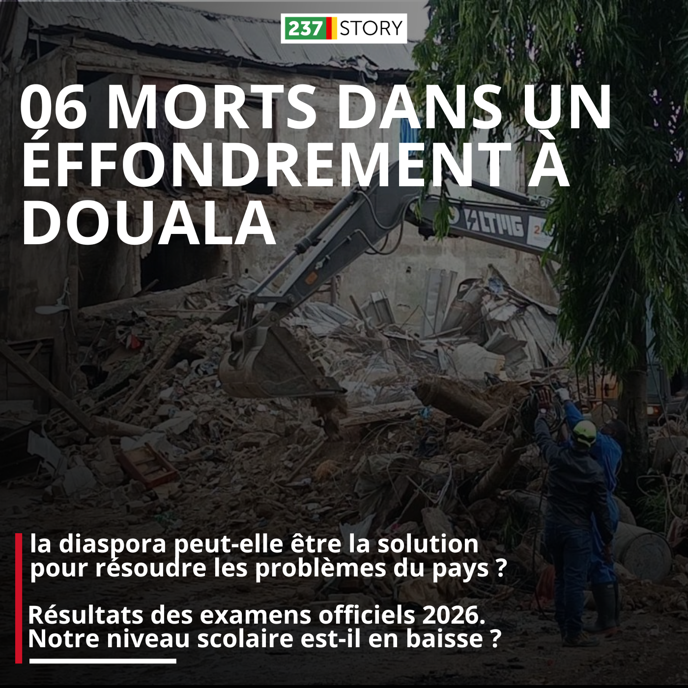 S04E10:Immeubles à risque, niveau scolaire en baisse : L'urgence camerounaise