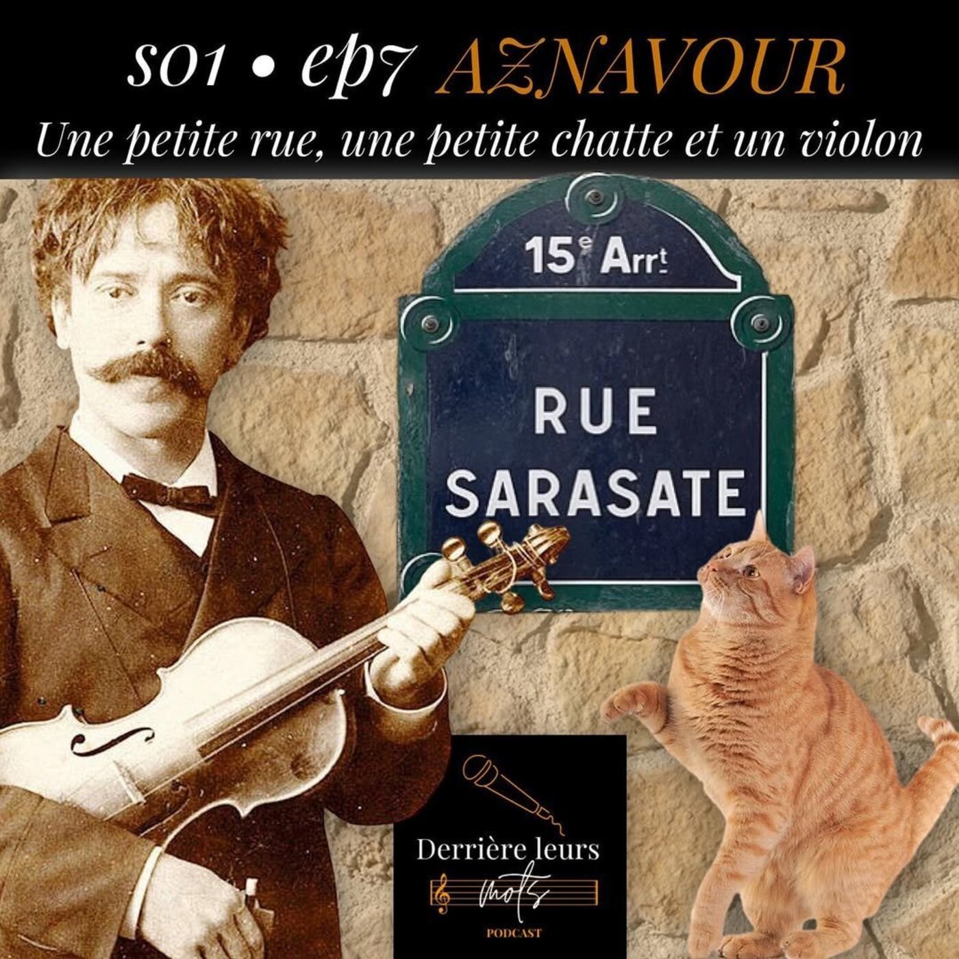 S01E7 : Charles Aznavour / Une petite rue, une petite chatte et un violon episode artwork