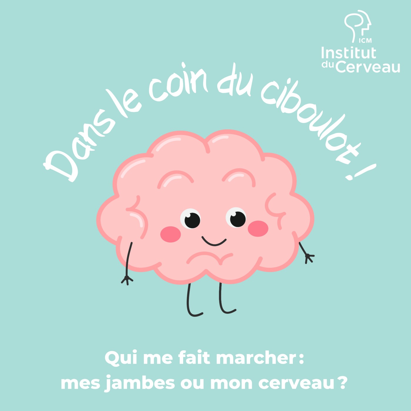 Qui me fait marcher : mes jambes ou mon cerveau ?