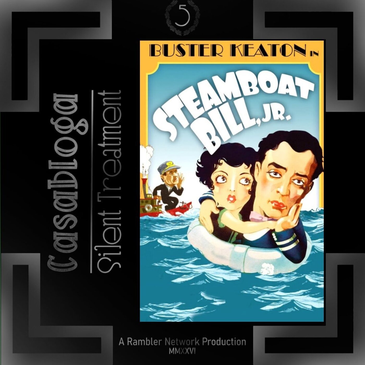 107) Steamboat Bill Jr. episode artwork