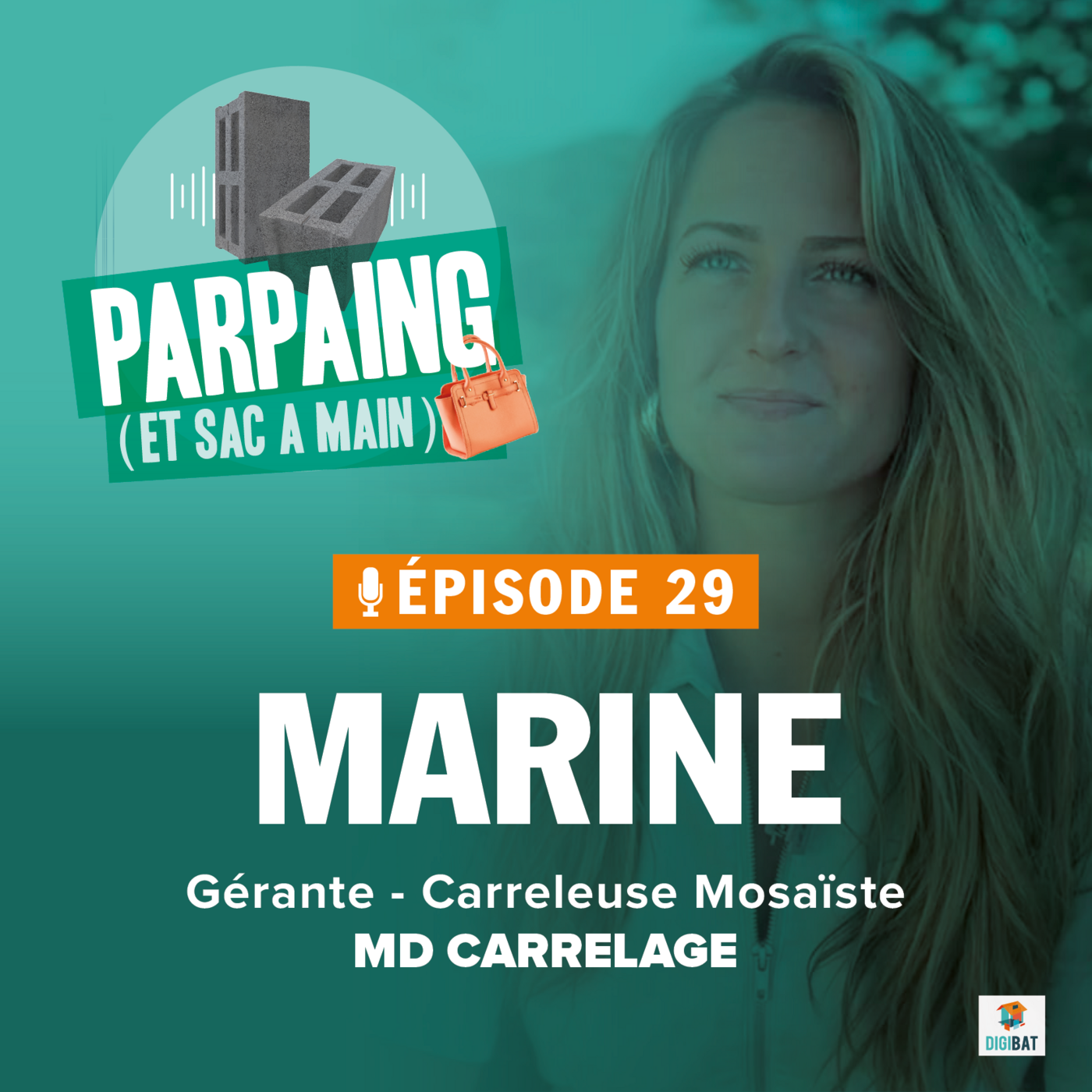 PARPAING ET SAC À MAIN