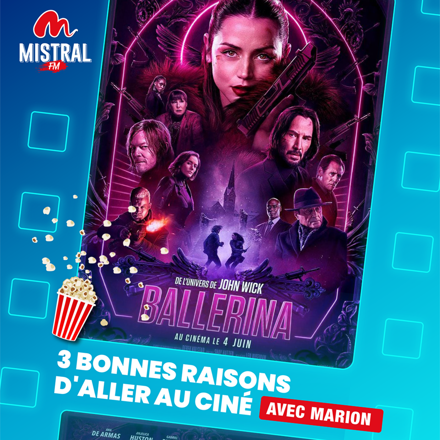 3 BONNES RAISONS D'ALLER AU CINÉMA DU 04 JUIN 2025