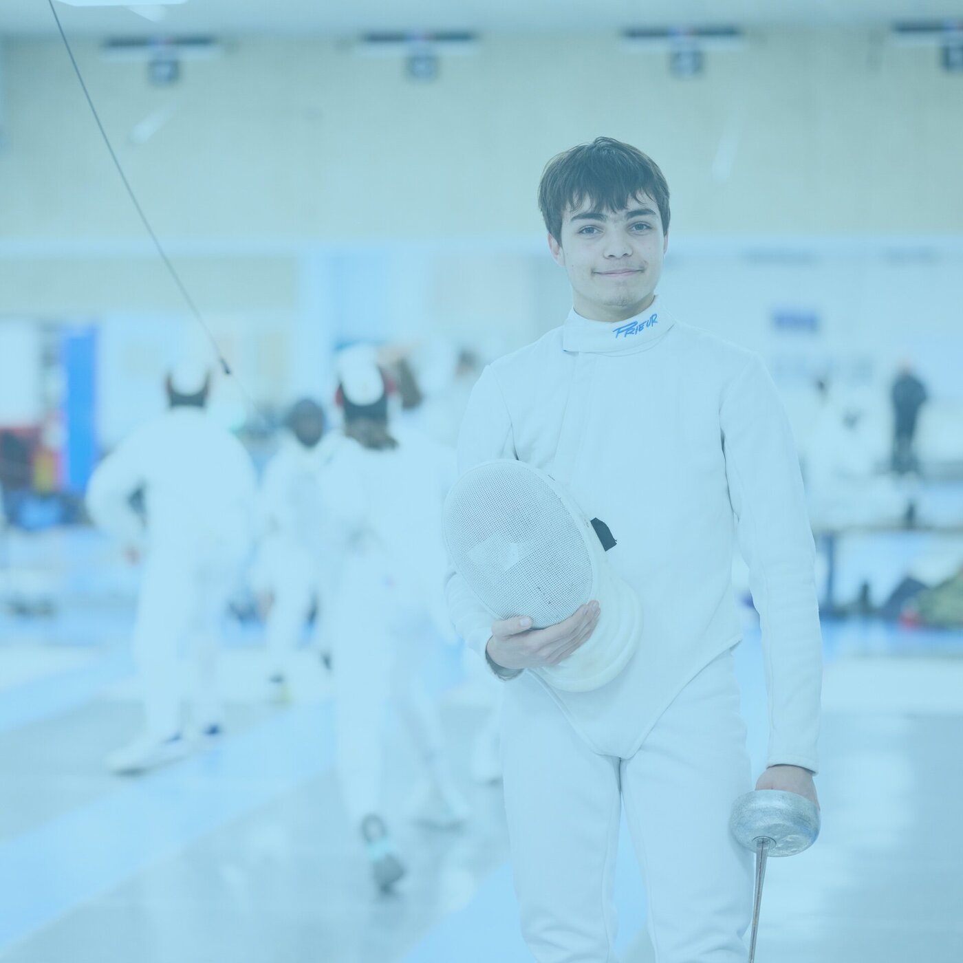 Portrait d'Alban Le May - champion d'escrime