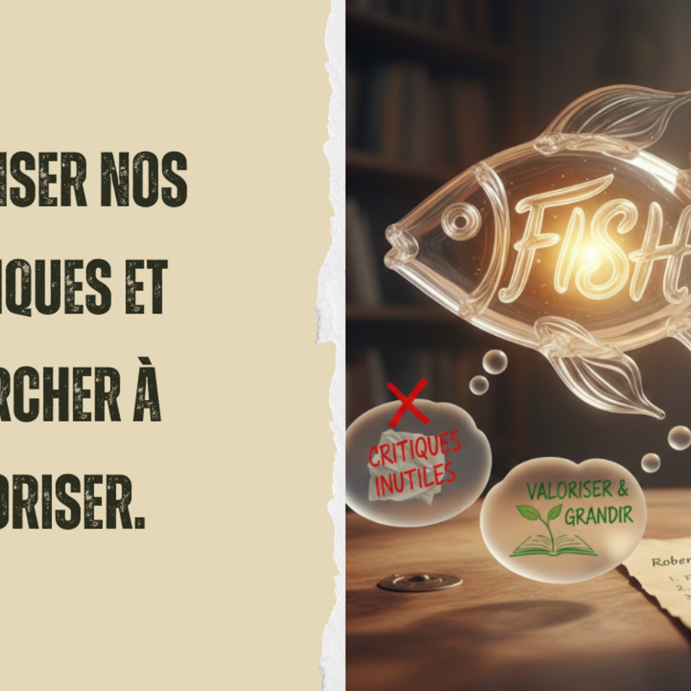 HnO Hypnosophie #1258 : Repenser nos critiques et chercher à valoriser.