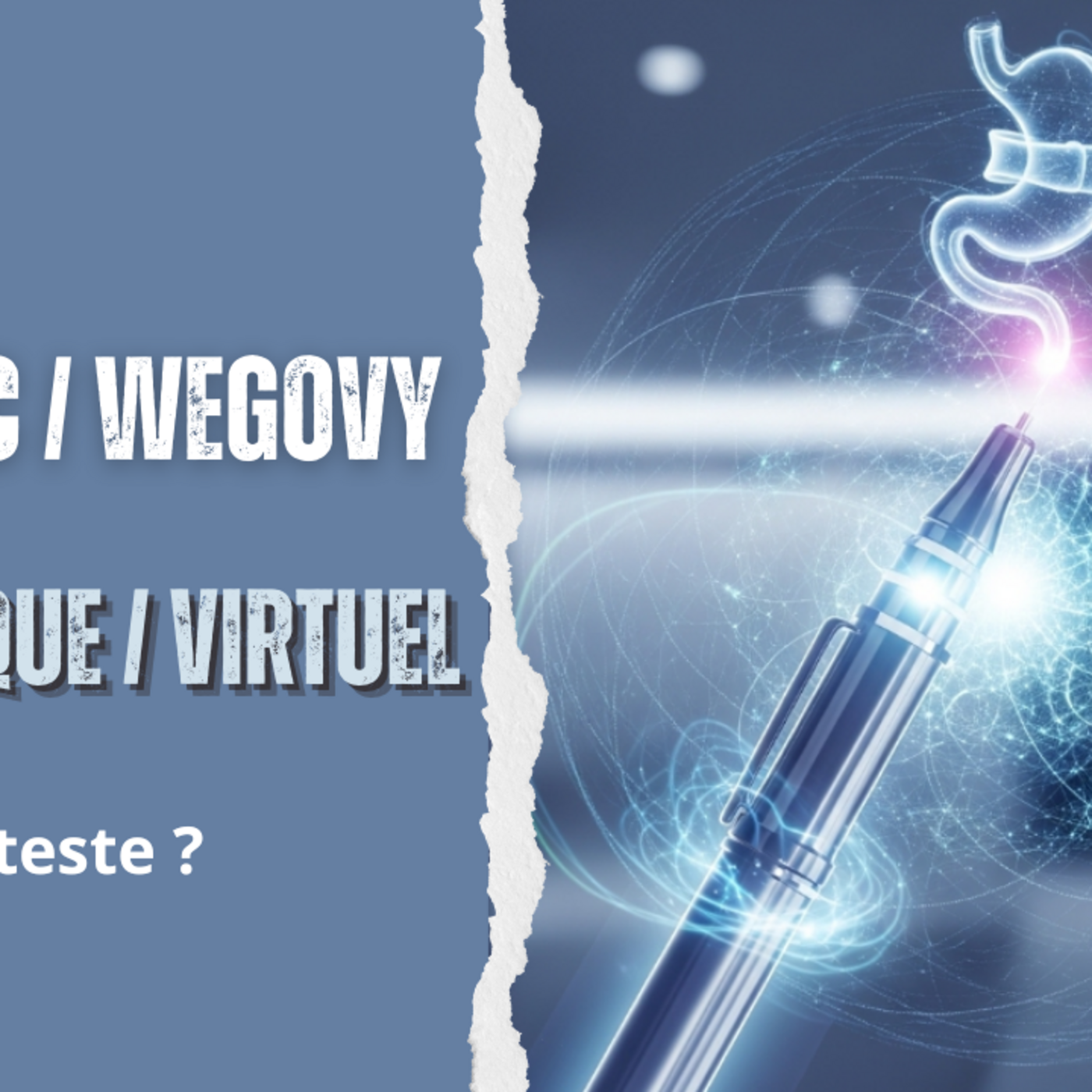 Pank Hypnosophie %231128 : La naissance du Ozempic Wegovy&%238230;. Hypnotique, voire virtuel ça vous dit ?