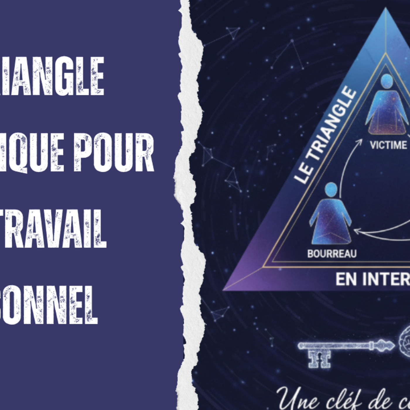 Pank Hypnosophie #1145 : Le triangle dramatique en interne, une clef de conscience. episode artwork