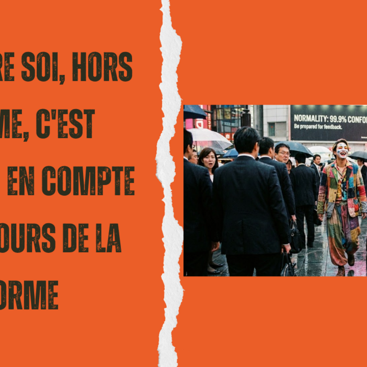 Pank Hypnosophie #1237 : Oser être soi, hors norme, c'est prendre en compte les retours de la norme episode artwork