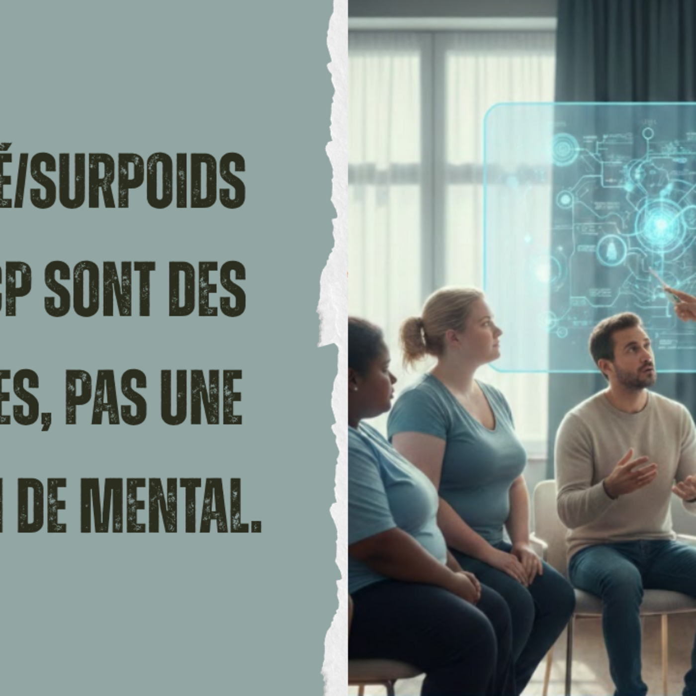 Pank Hypnosophie #1265 : L'obésité/surpoids pour bcp sont des maladies, pas une question de mental.