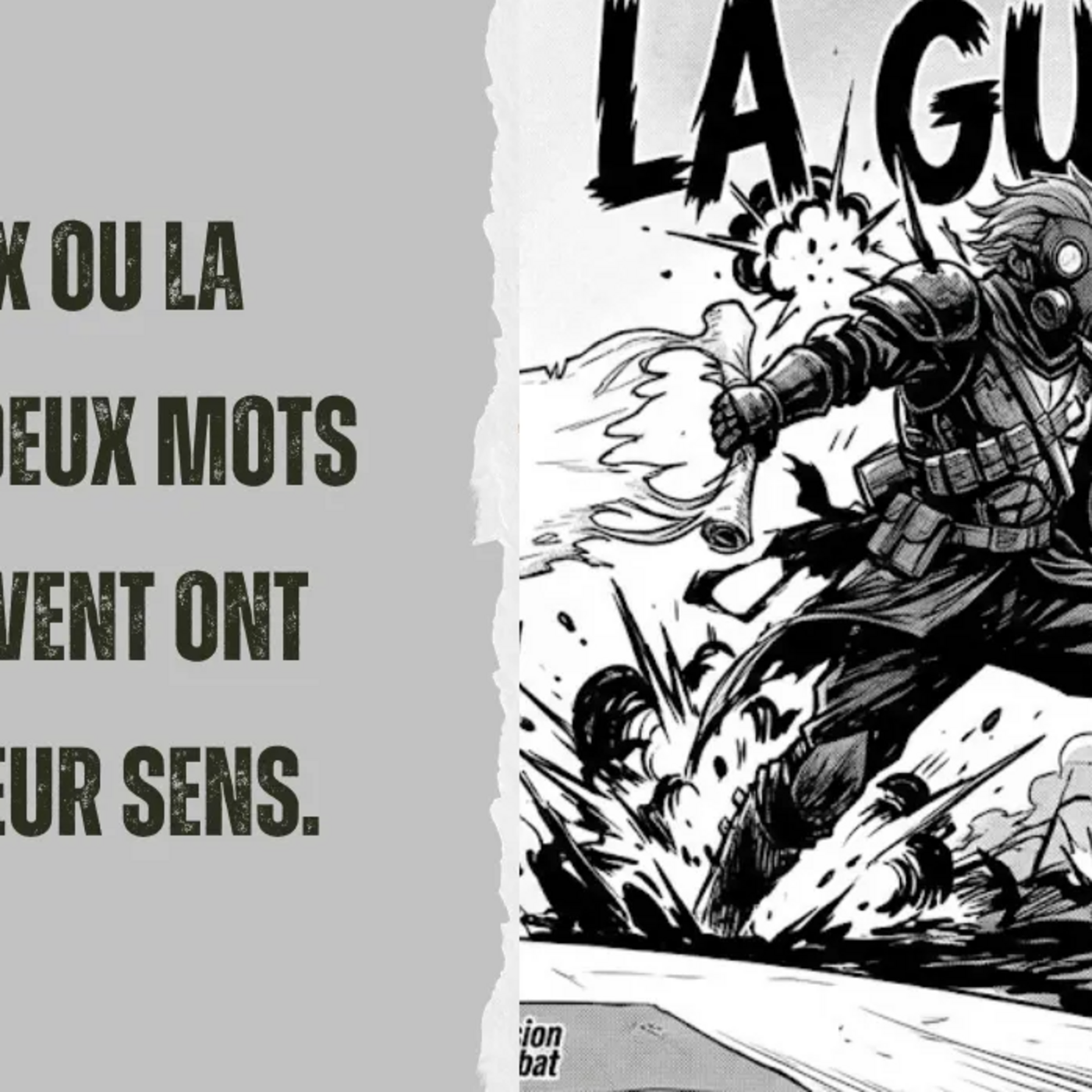 Pank Hypnosophie #1268 :  La paix ou la guerre, deux mots qui souvent ont perdu leur sens.