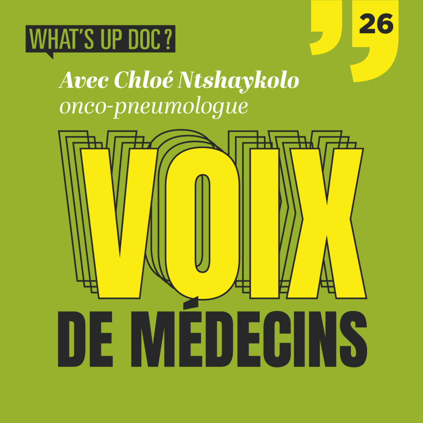 Chloé Ntshaykolo, onco-pneumologue : "Le but est d'essayer de traiter mais sans nuire"