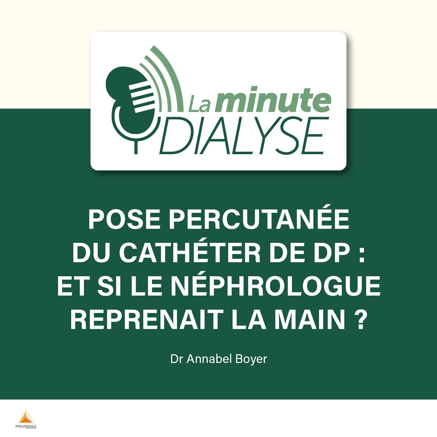 Pose percutanée du cathéter de DP : et si le néphrologue reprenait la main ? episode artwork