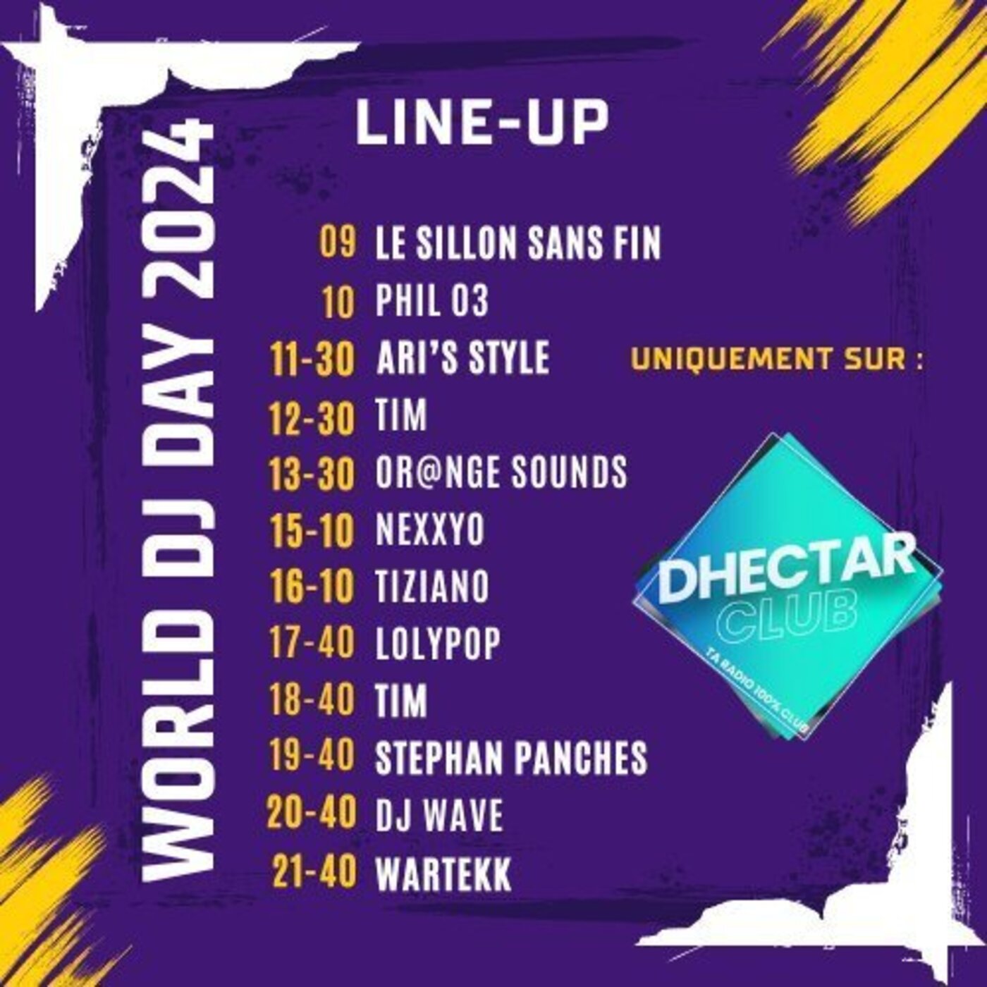 World DJ Day 2024 - Or@nge Sounds