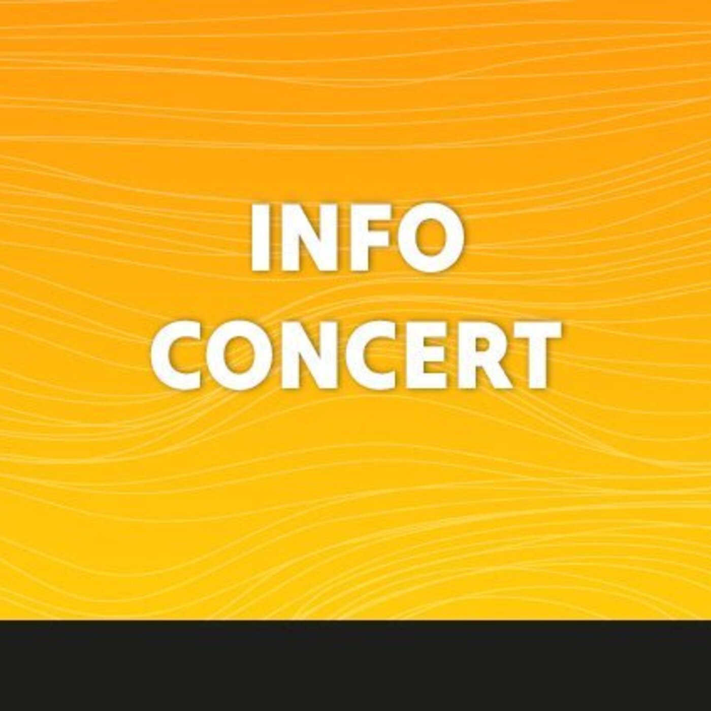 Info concert - 26 Septembre 2025