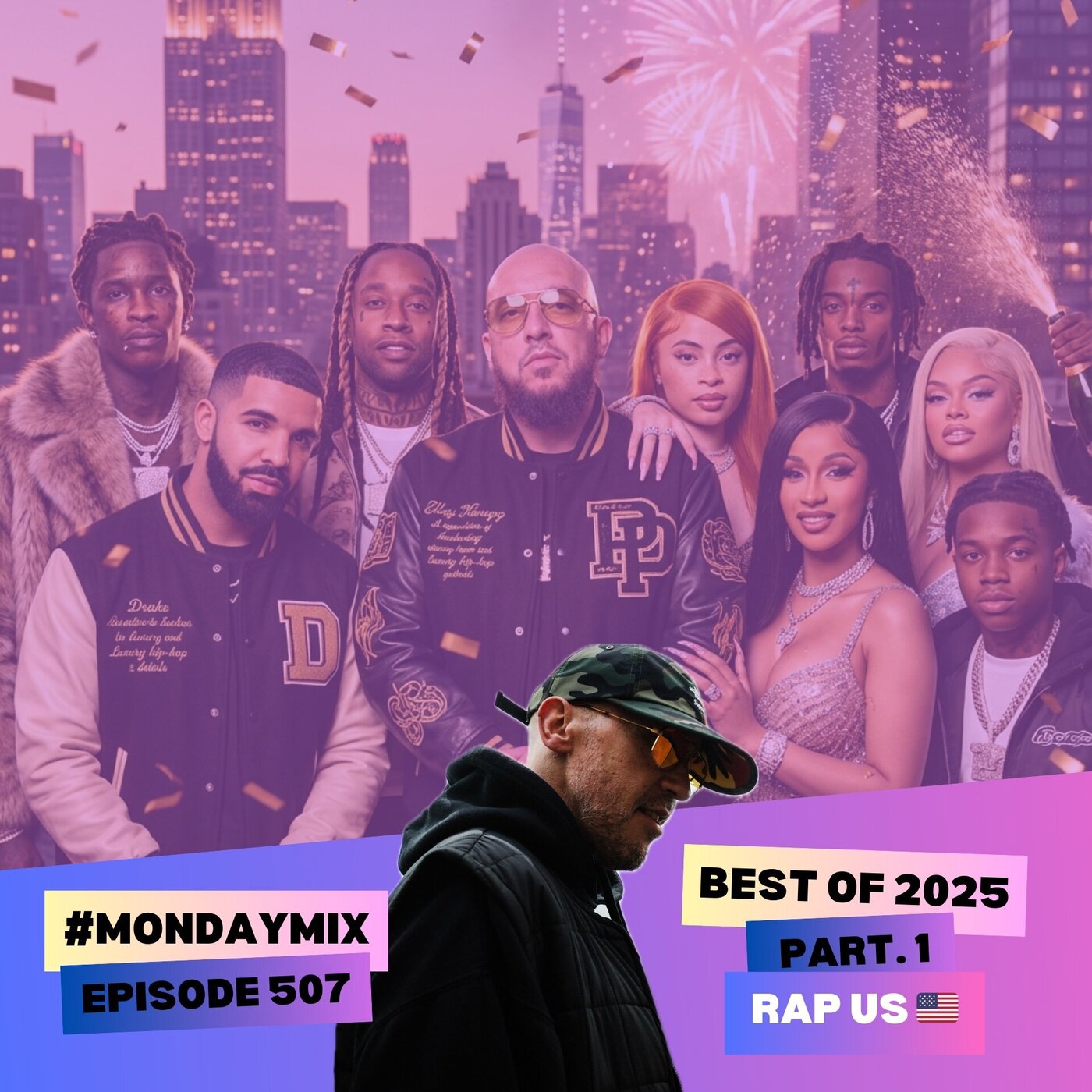 #MondayMix 507 - Part. 1 - Best of 2025 US RAP - 29/12/2025
