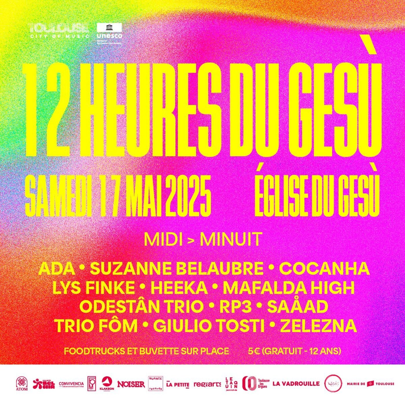 12 Heures du Gesù : un marathon musical au cœur de Toulouse