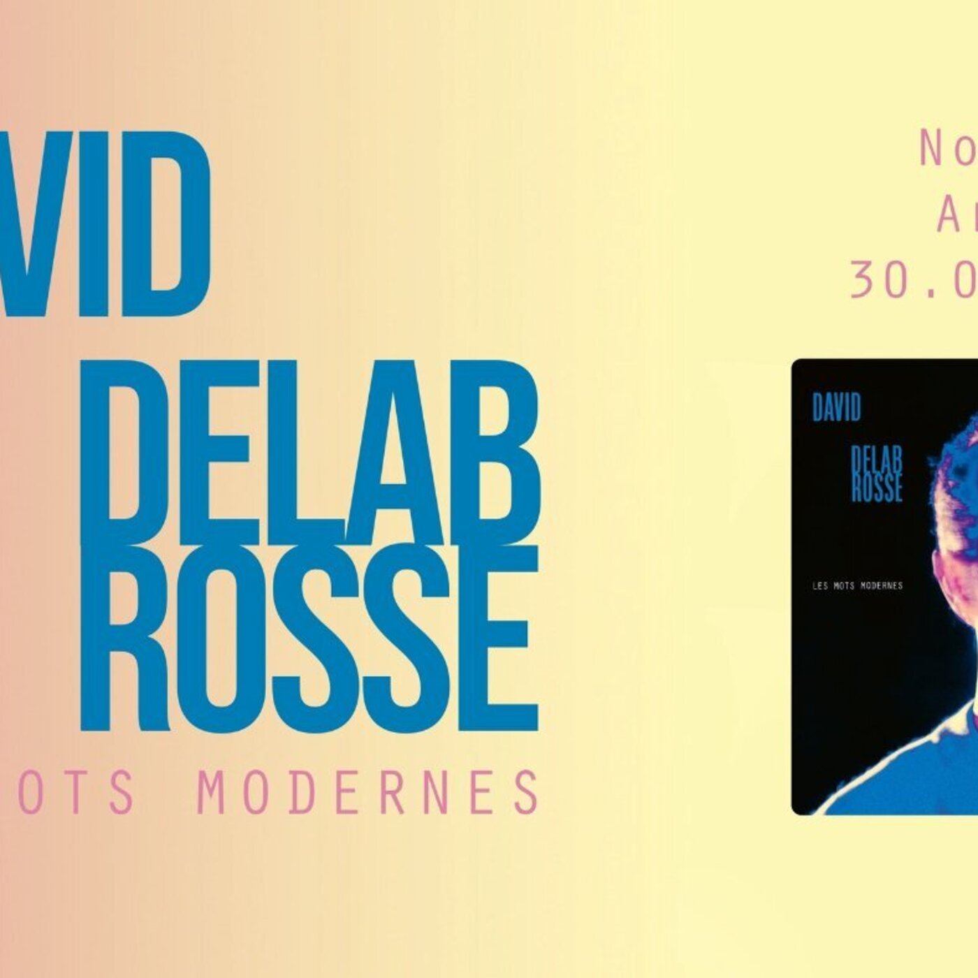 David Delabrosse, en interview  sur Playlist Music Radio DAB+