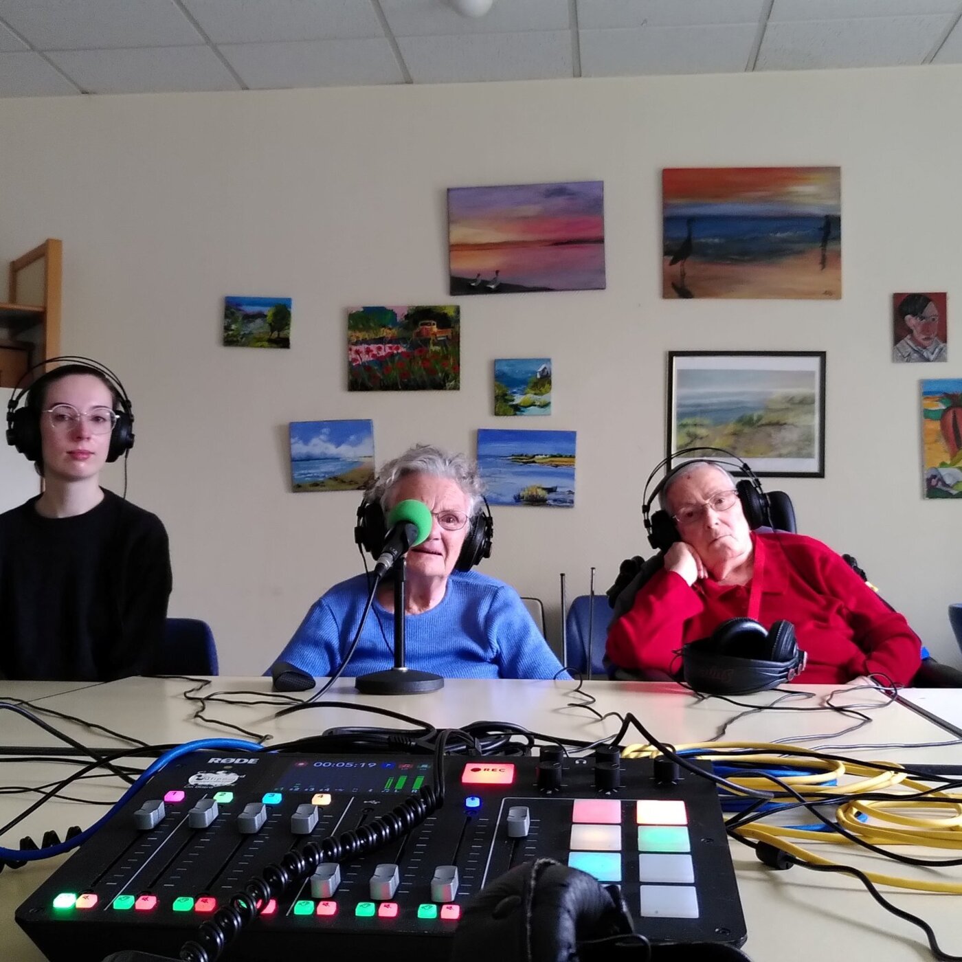 Mamie fait du podcast
