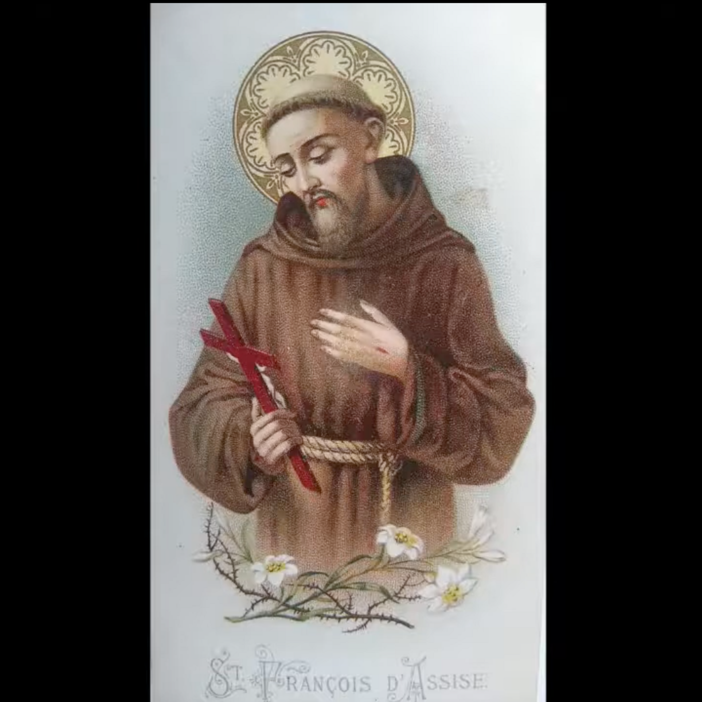 Prière de SAINT FRANÇOIS D'ASSISE
