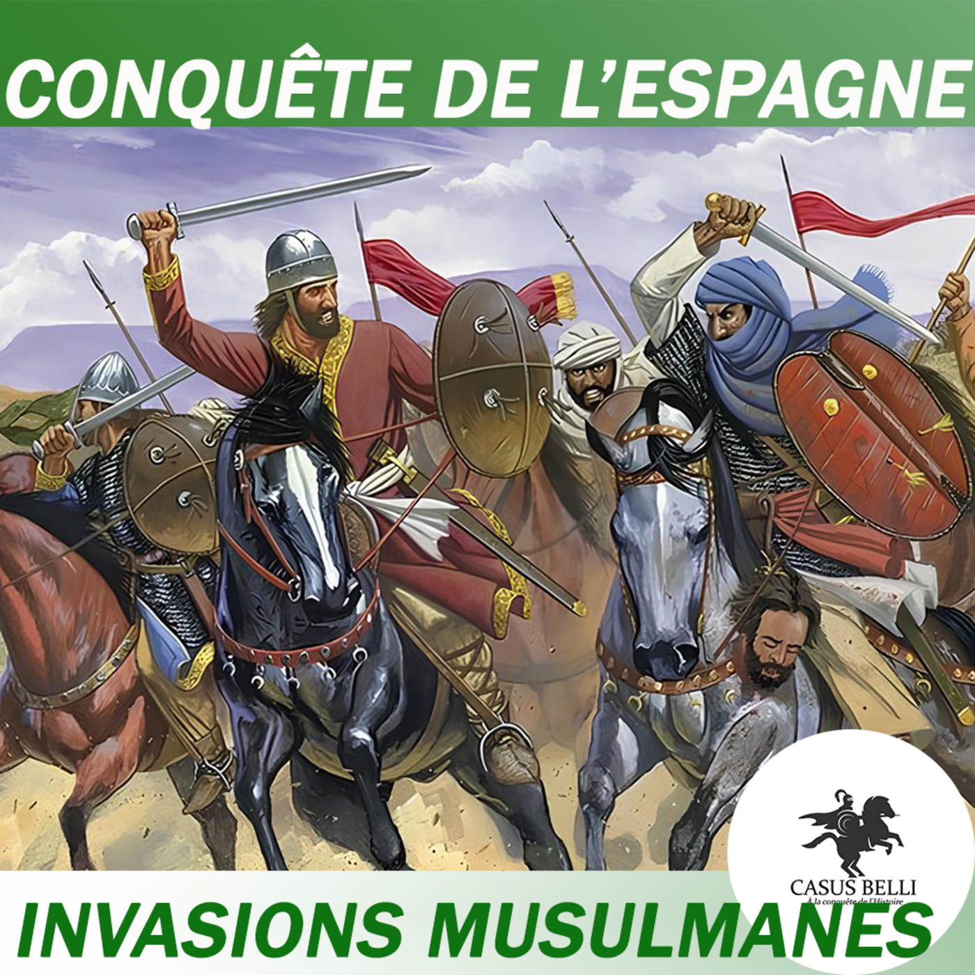 CONQUÊTE ARABE de l'Espagne (711 - 715) - Chute des Wisigoths - Invasions musulmanes