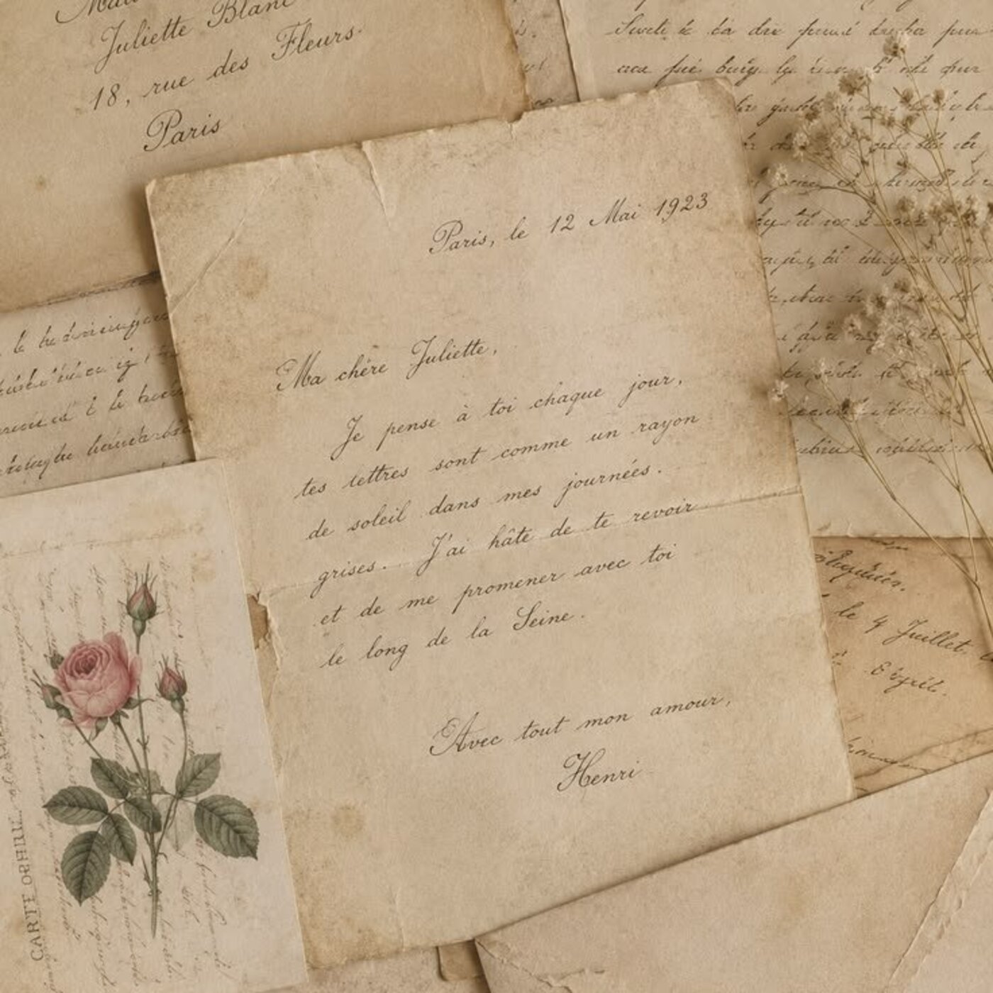Fragments contemplatifs - La lettre