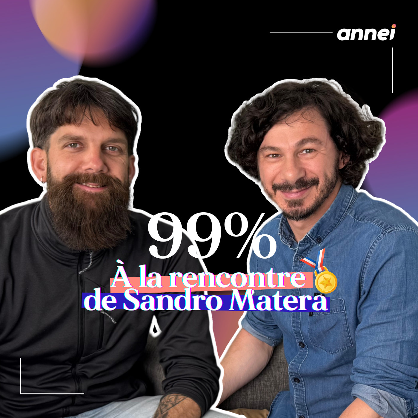 99% – Du social au digital : le parcours inspirant de Sandro Matera 🚀