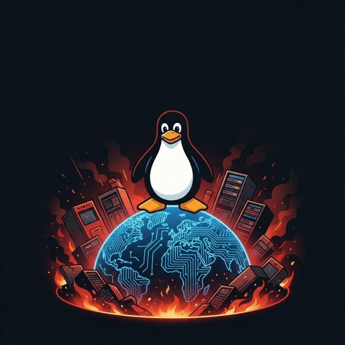Ep.728 - RadioCSIRT Édition spéciale : 35 ans de Linux, du mardi 25 août 2026 episode artwork