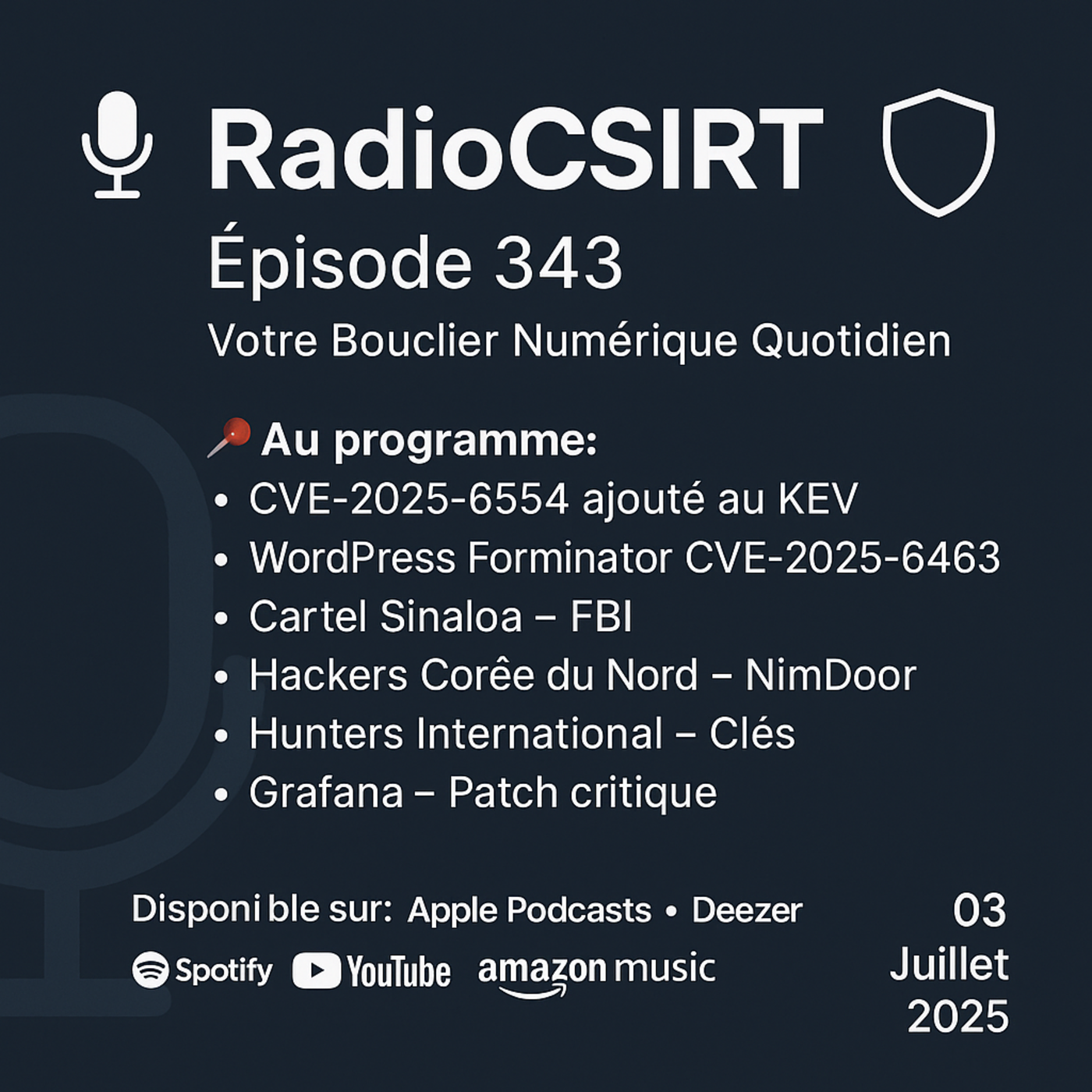 🔴 RadioCSIRT : L’Actu Cyber Qui Protège Votre Quotidien ! ⚡️
