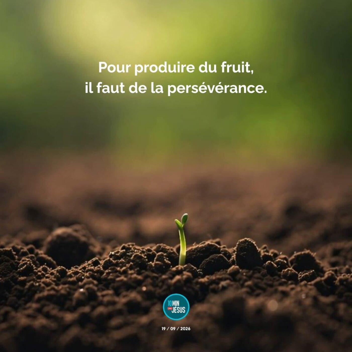 Ecouter avec toute sa vie. (19-09-2026)