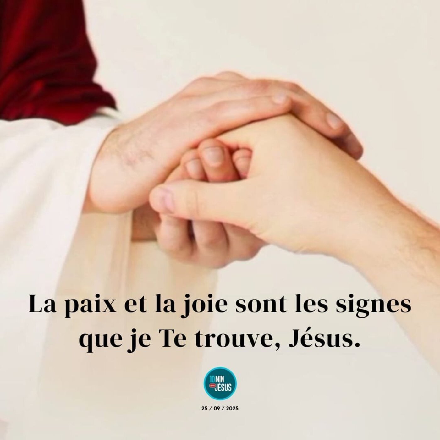 Je cherche ton visage, Seigneur (25-09-2025)
