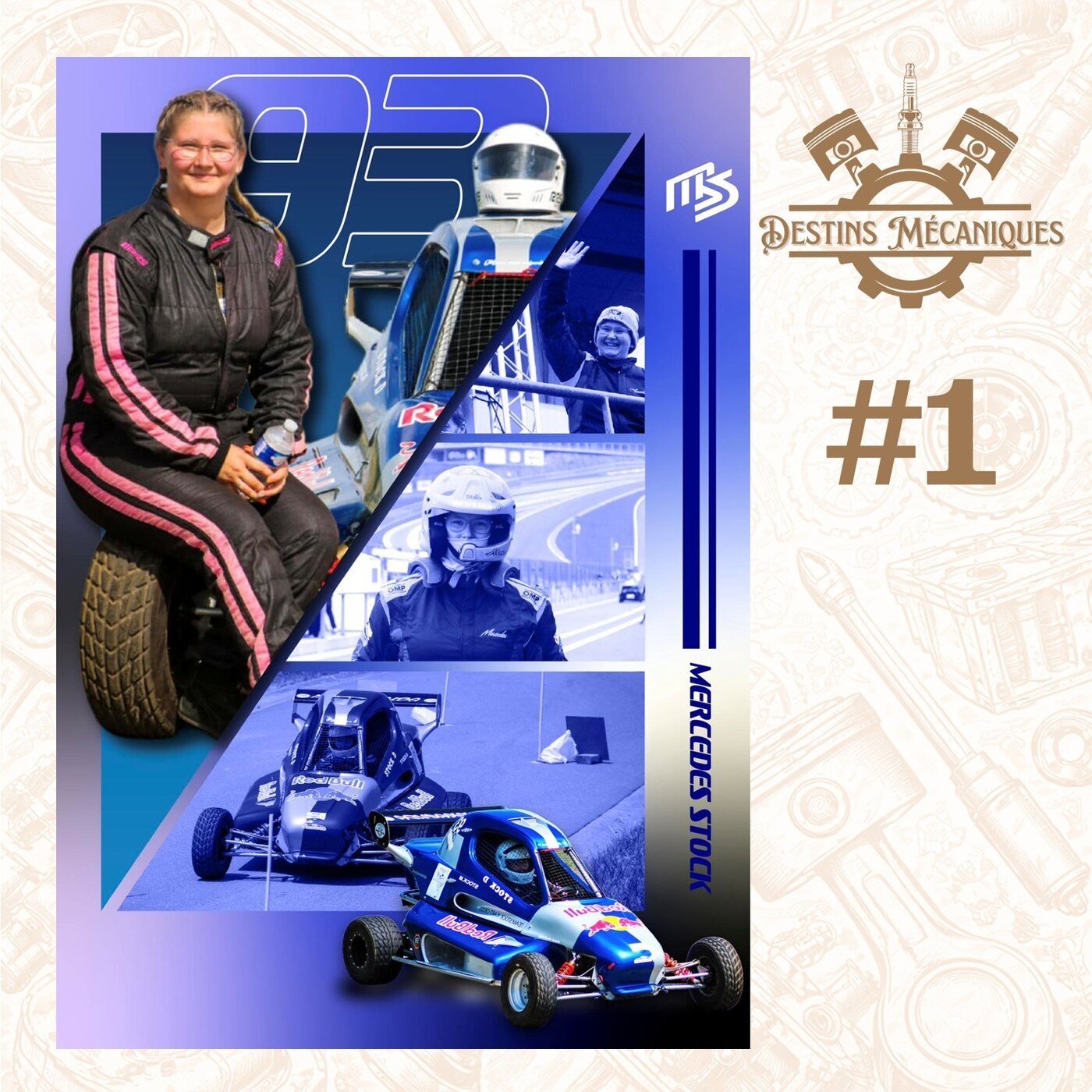 Episode #1 -  Passion au Féminin : Mercedes Stock, pilote de Kart cross.